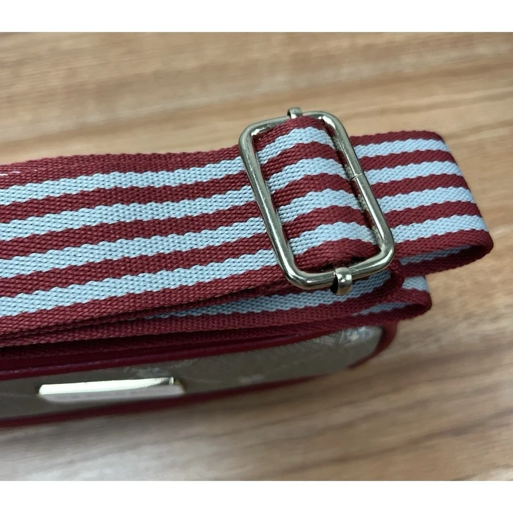 US Polo Assn. Crossbody Purse Bag Dark Red, Thick Adjustable Strap NEW